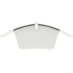 vidaXL 2 Apliques de exterior, lámparas de pared de acero inoxidable