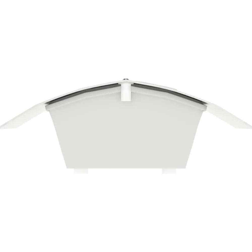 vidaXL 2 Apliques de exterior, lámparas de pared de acero inoxidable