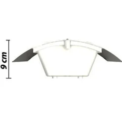 vidaXL 2 Apliques de exterior, lámparas de pared de acero inoxidable