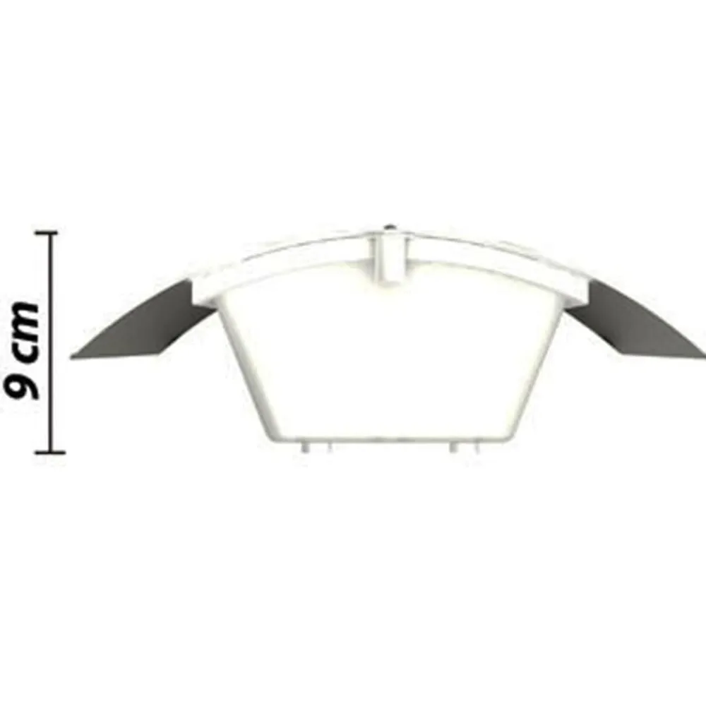 vidaXL 2 Apliques de exterior, lámparas de pared de acero inoxidable