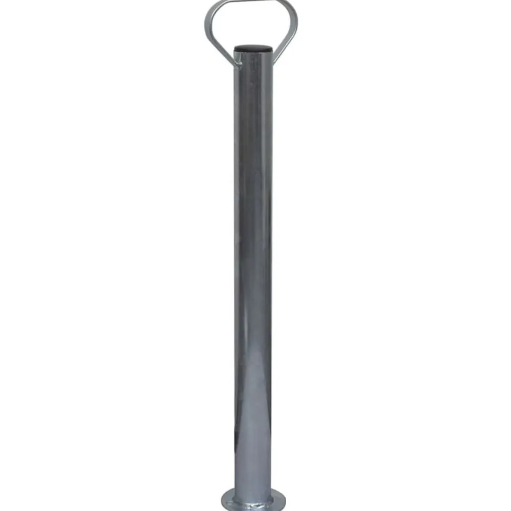 vidaXL 2 tubos de soporte con 2 abrazaderas para rueda jockey de 48 mm Online
