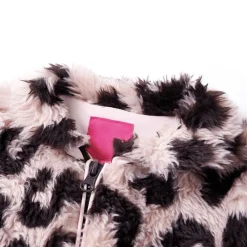 vidaXL Ropa Y Accesorios-Abrigo infantil pelo sintético rosa claro 92