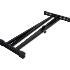 vidaXL Arte Y Ocio-Ajustable Soporte Doblado De Teclado Musical Marco-X