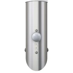 vidaXL Aplique de exterior con sensor, resistente al agua, RVS