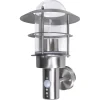 vidaXL Aplique de pared de acero inoxidable, para jardín Discount