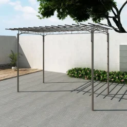 vidaXL Arco de rosa de jardín glorieta de acero decoración de jardín Online
