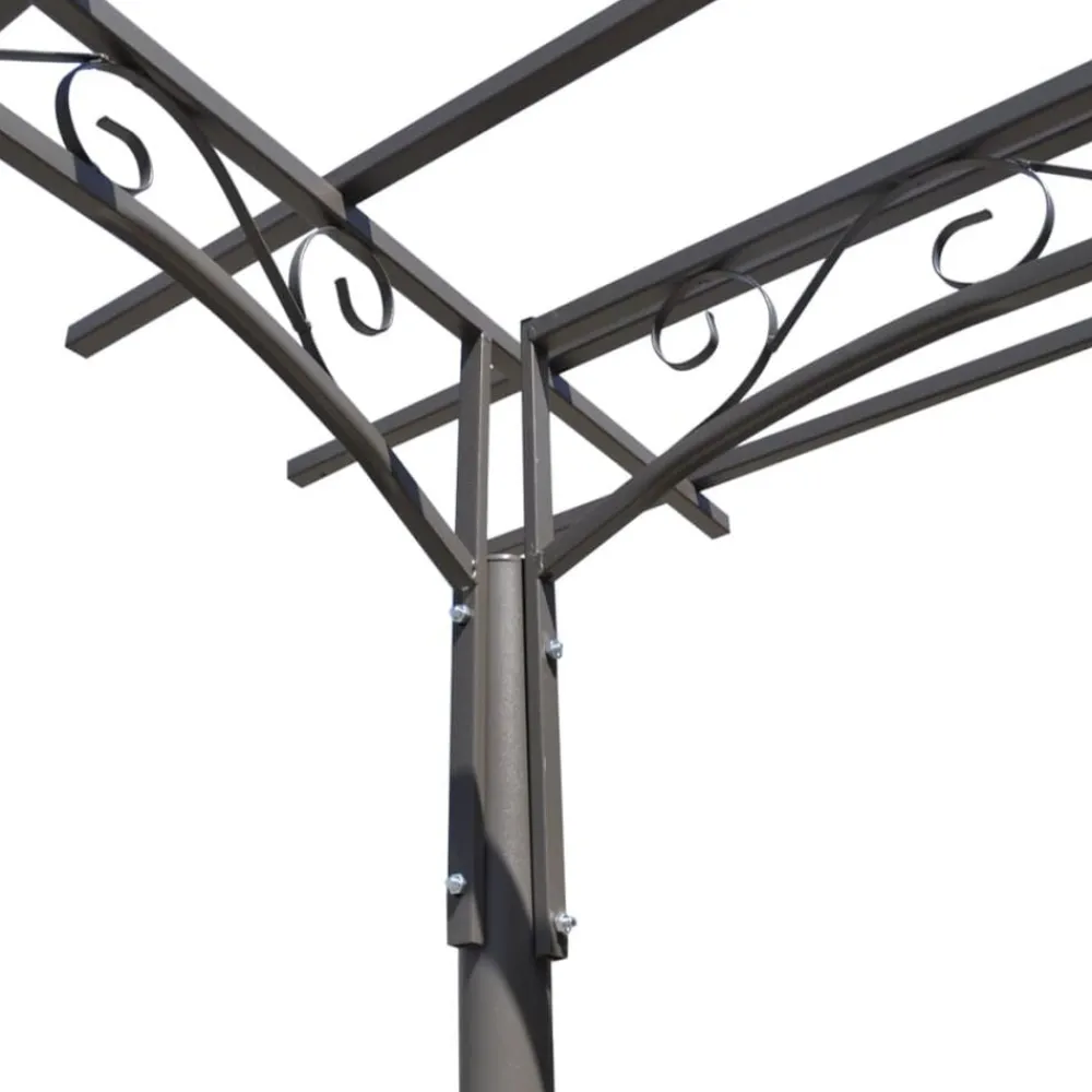 vidaXL Arco de rosa de jardín glorieta de acero decoración de jardín Online