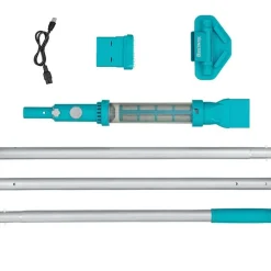 Best Way Piscina Y Spa-Aspiradora de Piscina Azul 252 x 17 cm Aluminio