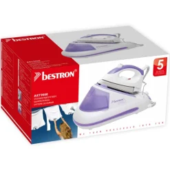 Bestron Estación de planchado de vapor 2600 W 800 ml morada Morado Best