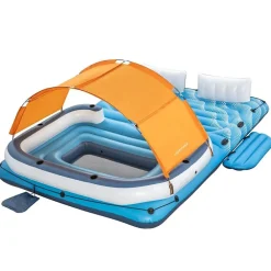 Bestway Piscina Y Spa-Cochoneta isla Tropical Breeze 389x274 cm 43105