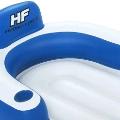 Bestway Colchoneta hinchable Hydro Force azul 183x97 cm New