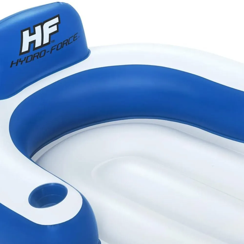 Bestway Colchoneta hinchable Hydro Force azul 183x97 cm New