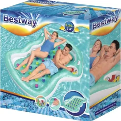 Bestway Colchoneta hinchable Double Designer 224x174 cm