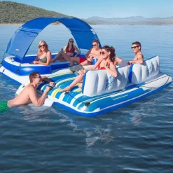 Bestway Piscina Y Spa-Colchoneta hinchable Tropical Breeze 389x274 cm