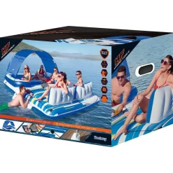 Bestway Piscina Y Spa-Colchoneta hinchable Tropical Breeze 389x274 cm
