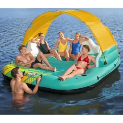 Bestway Colchoneta inflable para 5 personas Sunny Lounge 291x265x83 cm