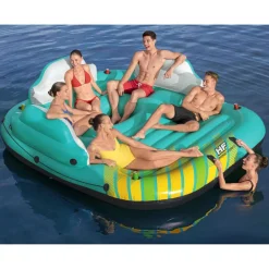 Bestway Colchoneta inflable para 5 personas Sunny Lounge 291x265x83 cm