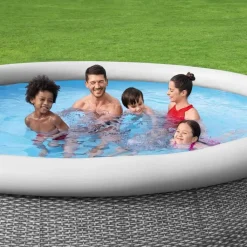 Bestway Piscina Y Spa-Conjunto de piscina redonda 366x76 cm