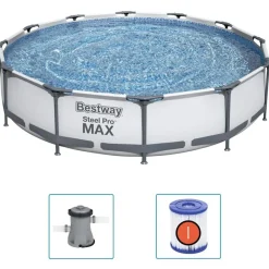 Bestway Conjunto de piscina Steel Pro MAX 366x76 cm