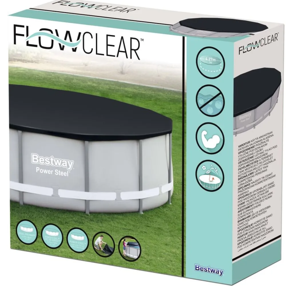 Bestway Piscina Y Spa-Cubierta para piscina Flowclear 427 cm