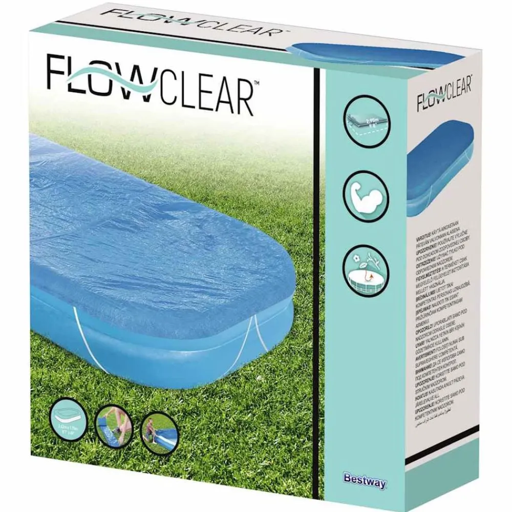 Bestway Piscina Y Spa-Cubierta para piscina Flowclear 262x175x51 cm