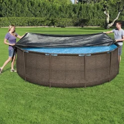 Bestway Piscina Y Spa-Cubierta para piscina Flowclear 366 cm