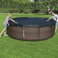 Bestway Piscina Y Spa-Cubierta para piscina Flowclear 366 cm