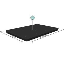 Bestway Cubierta para piscina Flowclear 269x179 cm New