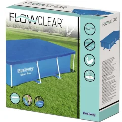 Bestway Cubierta para piscina Flowclear 259x170 cm New