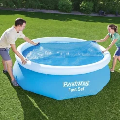 Bestway Piscina Y Spa-Cubierta solar para piscina Flowclear 305 cm