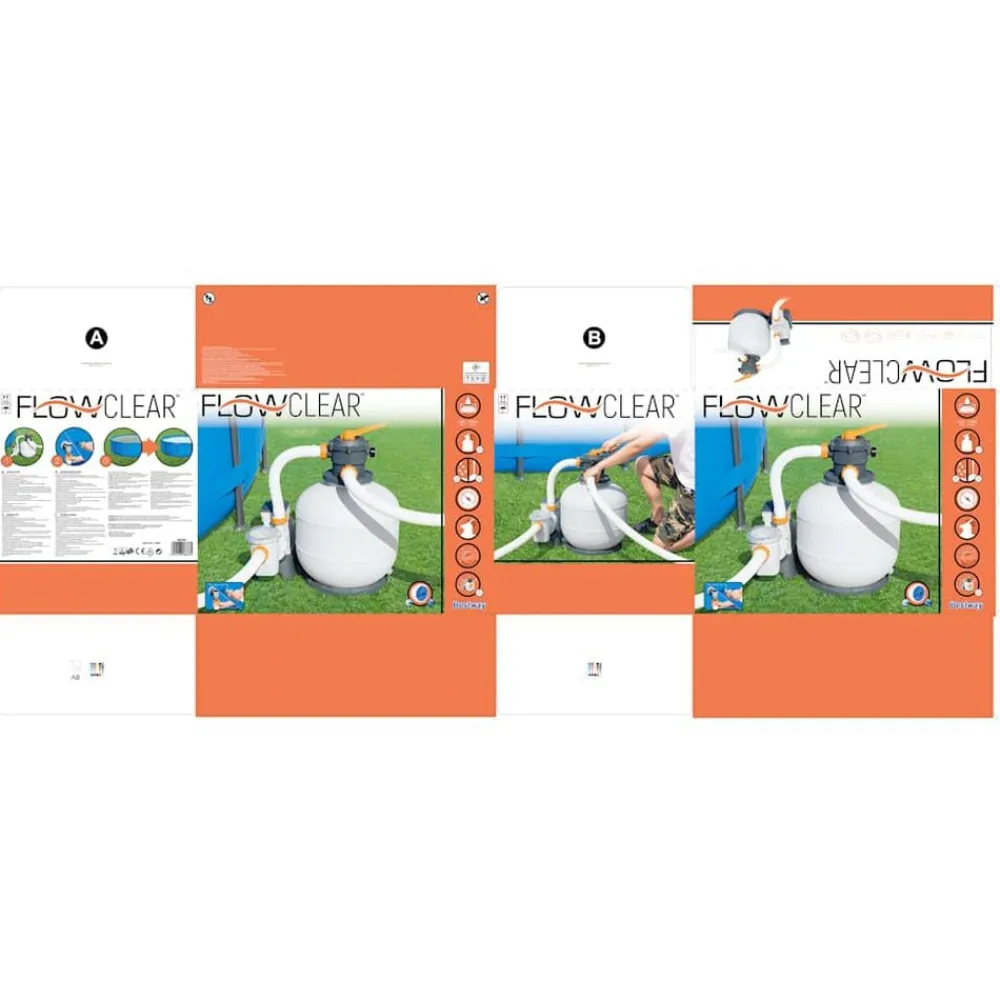 Bestway Piscina Y Spa-Depuradora de arena Flowclear 8327 L/h