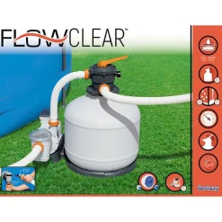 Bestway Depuradora de arena Flowclear 11 355 L/h