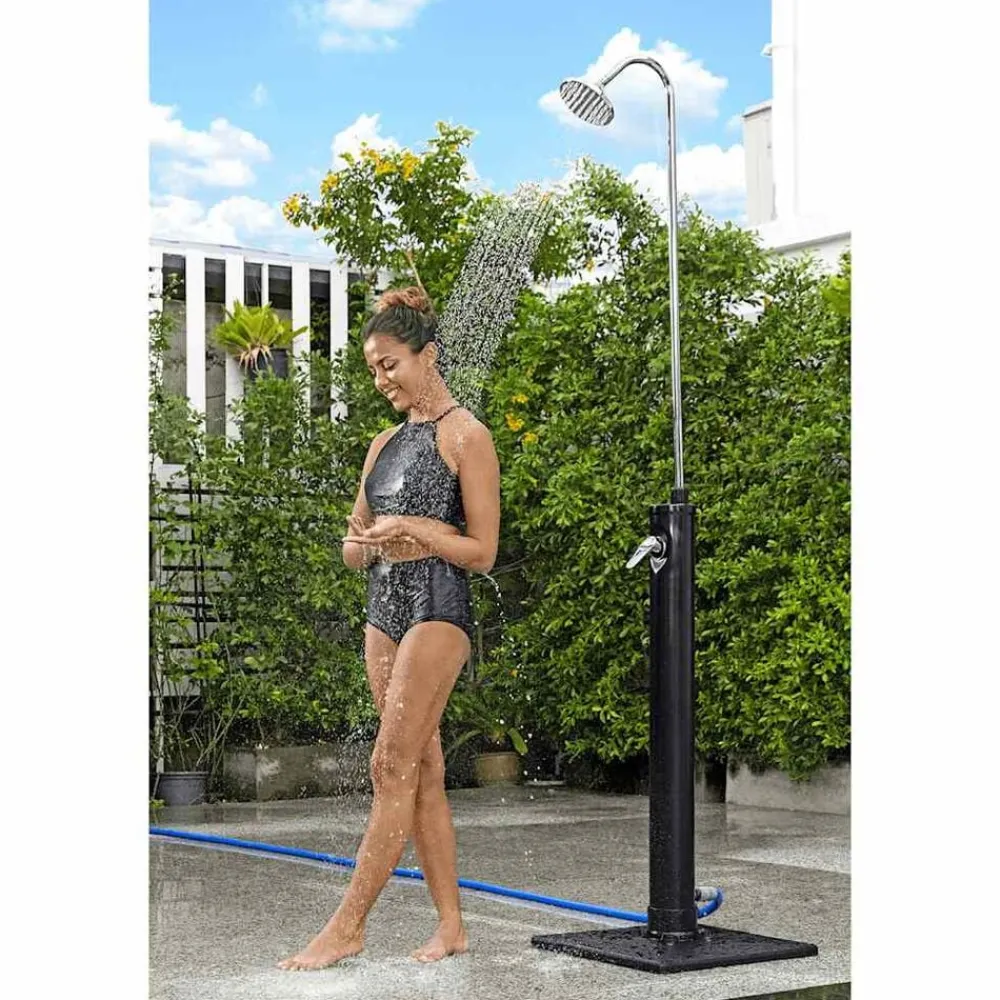 Bestway Ducha de exterior Solar Flow negro 8 L