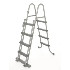 vidaXL Bestway Escalera de seguridad para piscina 4 peldaños Flowclear 122 cm Hot