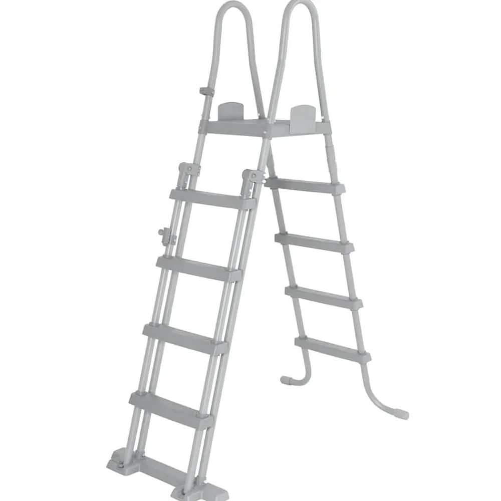 Bestway Piscina Y Spa-Escalera de seguridad para piscina 4 peldaños Flowclear 132 cm