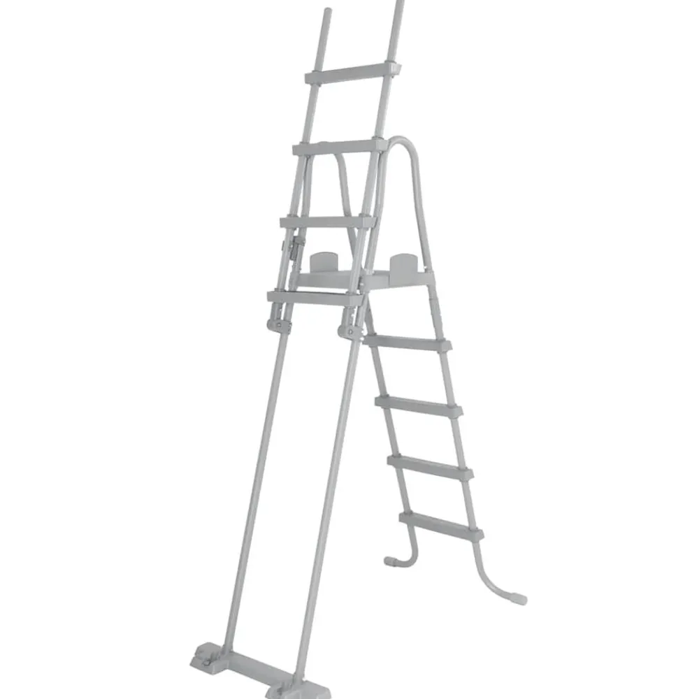 Bestway Piscina Y Spa-Escalera de seguridad para piscina 4 peldaños Flowclear 132 cm