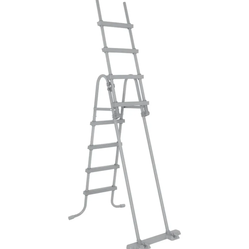Bestway Piscina Y Spa-Escalera de seguridad para piscina 4 peldaños Flowclear 122 cm