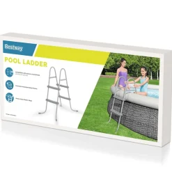 Bestway Piscina Y Spa-Escalera para piscina 2 peldaños Flowclear 84 cm