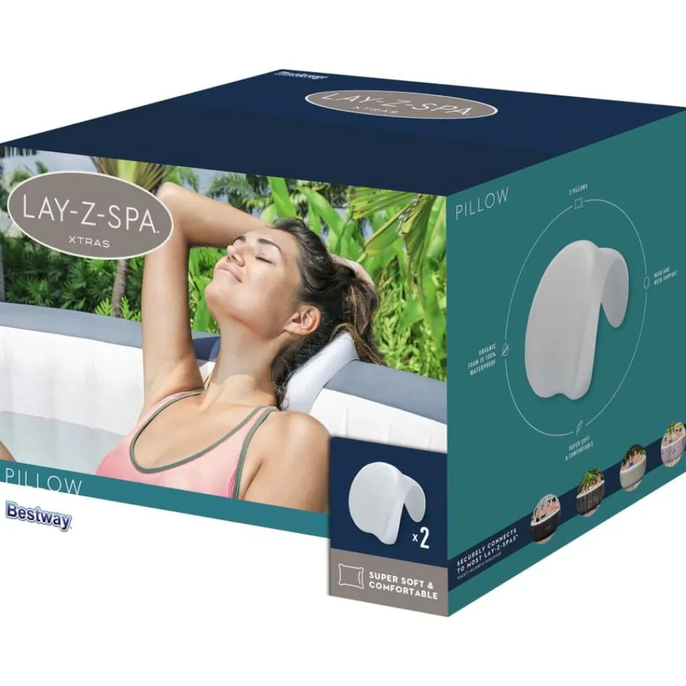 Bestway Lay-Z-Spa Almohada de bañera de hidromasaje 25x19,5x17,5 cm Clearance