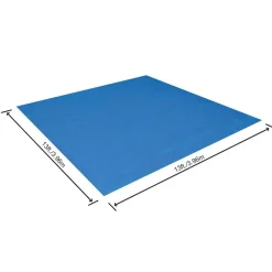 Bestway Piscina Y Spa-Lona para suelo de piscina Flowclear 396x396 cm