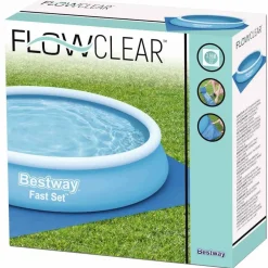 Bestway Piscina Y Spa-Lona para suelo de piscina Flowclear 396x396 cm