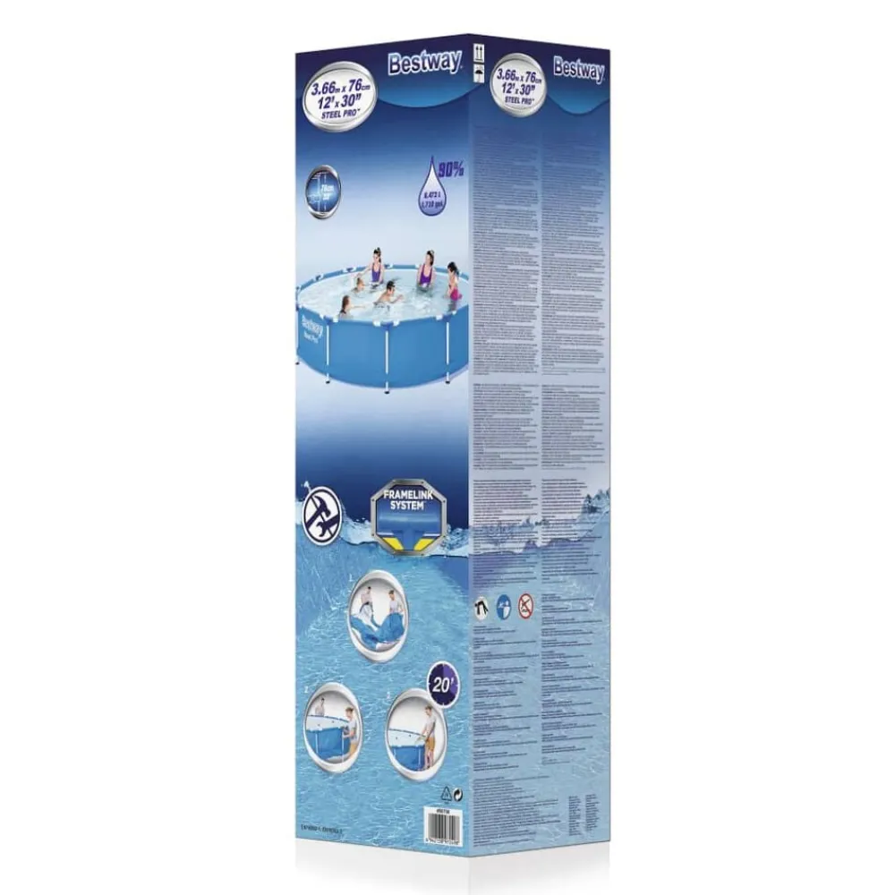 Bestway Piscina Y Spa-Piscina con estructura Steel Pro 366x76 cm