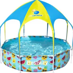 Bestway Piscina Y Spa-Piscina desmontable para niños Steel Pro UV Careful 244x51 cm