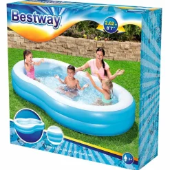 Bestway Piscina familiar Big Lagoon 262x157x46 cm Hot