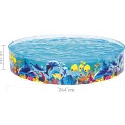 Bestway Piscina Y Spa-Piscina Fill 'n Fun Odyssey 244x46 cm