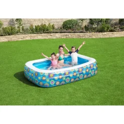 Bestway Piscina hinchable infantil azul 229x152x56 cm Hot