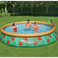 Bestway Piscina hinchable Fast Set serie Paradise Palms 457x84 cm Hot