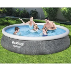 Bestway Piscina hinchable Fast Set con bomba 396x84 cm Online