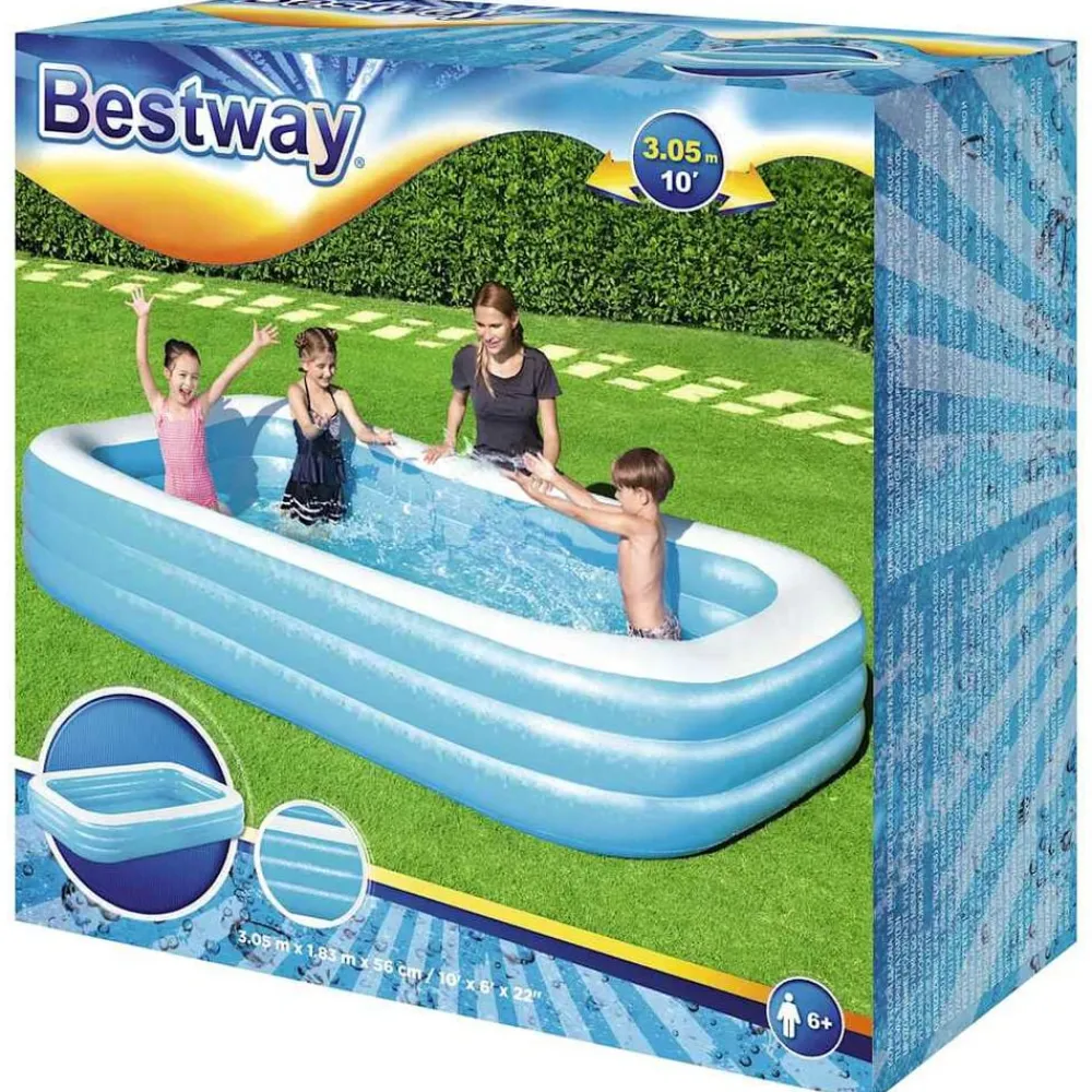 Bestway Piscina Y Spa-Piscina inflable 305x183x56 cm