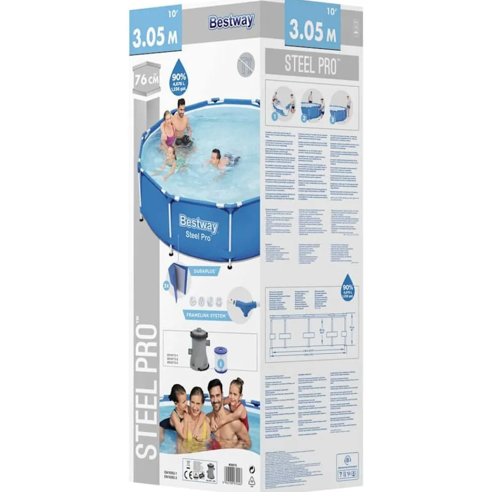 Bestway Piscina Steel Pro 305x76 cm
